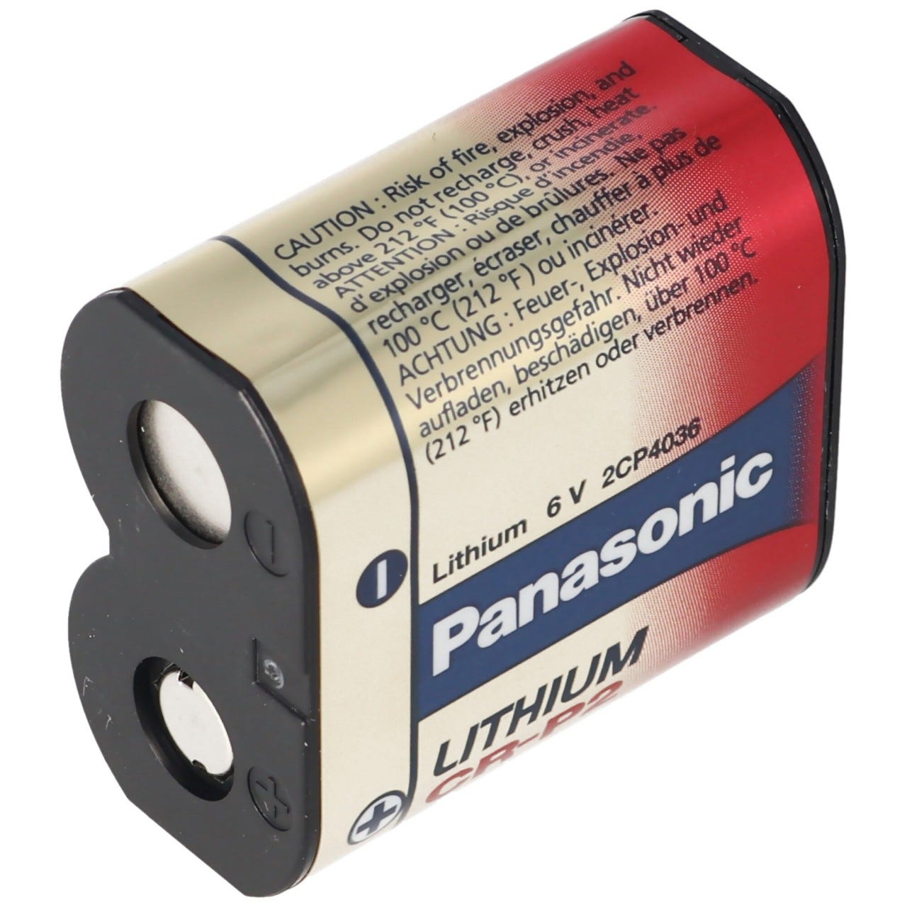 Pile Lithium 6V 1,4Ah Panasonic (CR-P2PE/BN) 3
