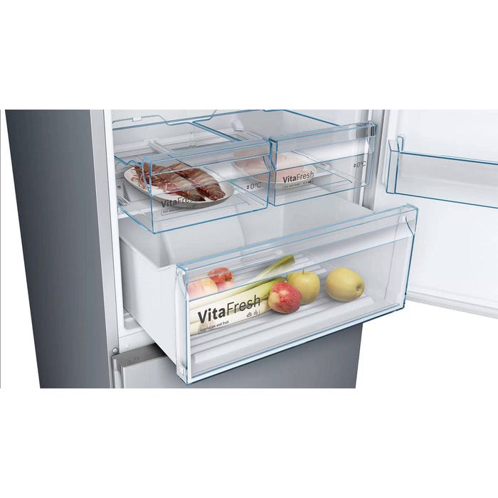 Réfrigérateurs combinés 435L Froid Ventilé BOSCH 70cm E, KGN 49 XLEA 2