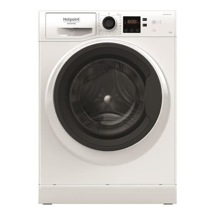 Lave-linge frontal 10kg HOTPOINT 1400tr/min 59.5cm D, HOT8050147607916
