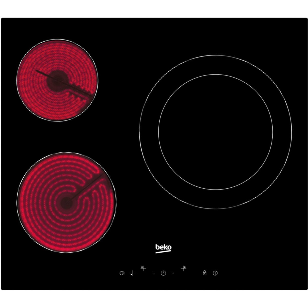 Table vitrocéramique BEKO HIC63402T 60 cm
