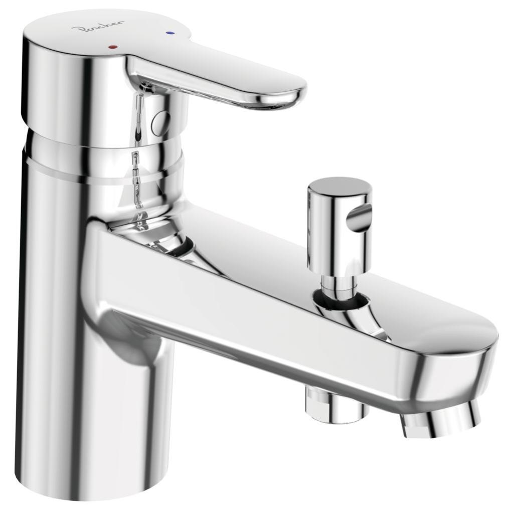 Ideal Standard - Mitigeur bain-douche monotrou projection 164 mm chrome - Sanis