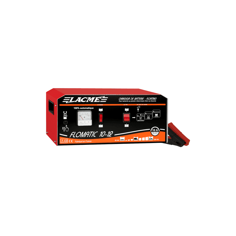 Chargeur floating batterie 10A 6V / 12V FLOMATIC 10-12 Lacme 0
