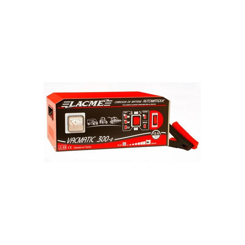 Chargeur batterie automatique 12A 12V VACMATIC 300-2 Lacme 0