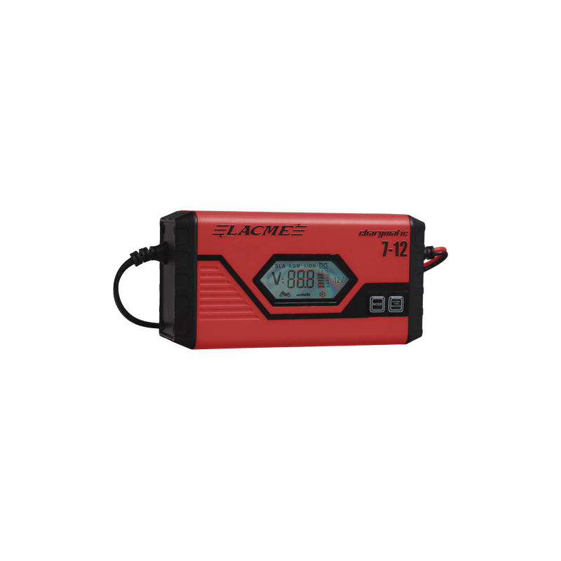 Chargeur automatique 7A 12V avec kit connexion CHARGMATIC 7-12 Lacme