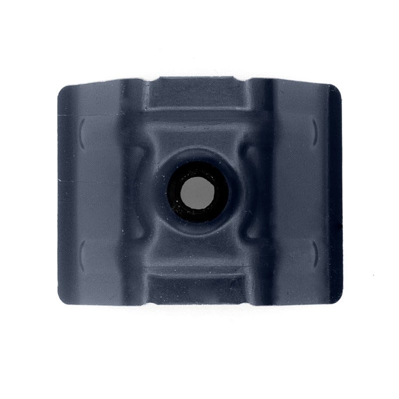 50 Kits de Fixation Sommet d'Onde pour Tôle Axel® 6.3 x 75 mm (support acier) | Bleu Ardoise | RAL 5008 4