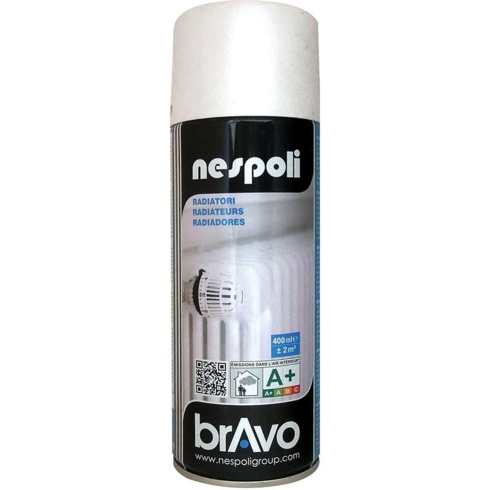 Peinture Aérosol radiateurs NESPOLI - Blanc 0,4 L - Contenance : 0,4 L 0