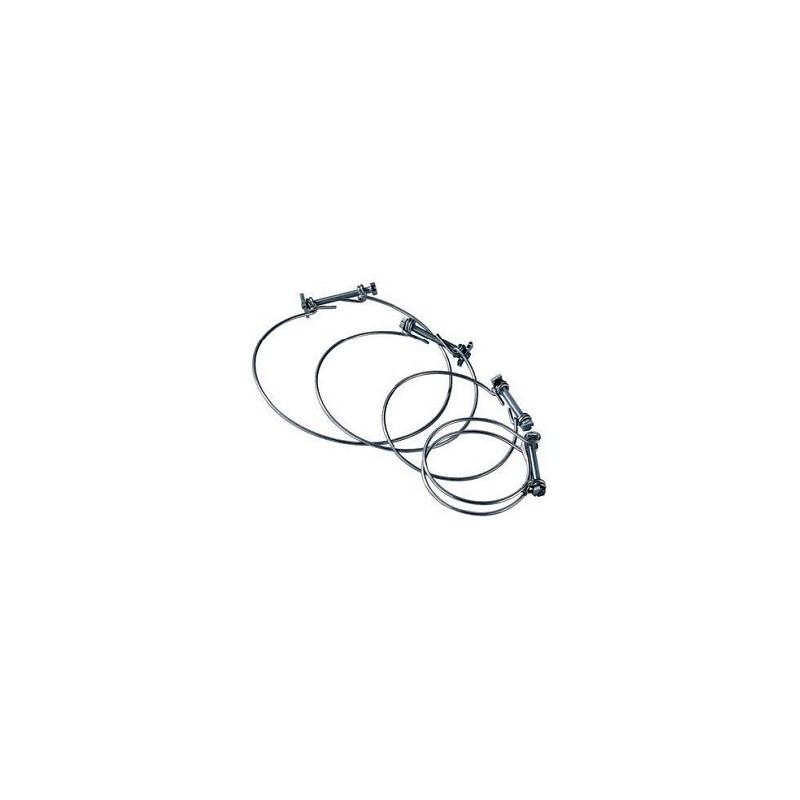 Collier plat réglable D50 - 288 mm - CX-250 UNELVENT - 860742 1 collier D50 - 288 mm
