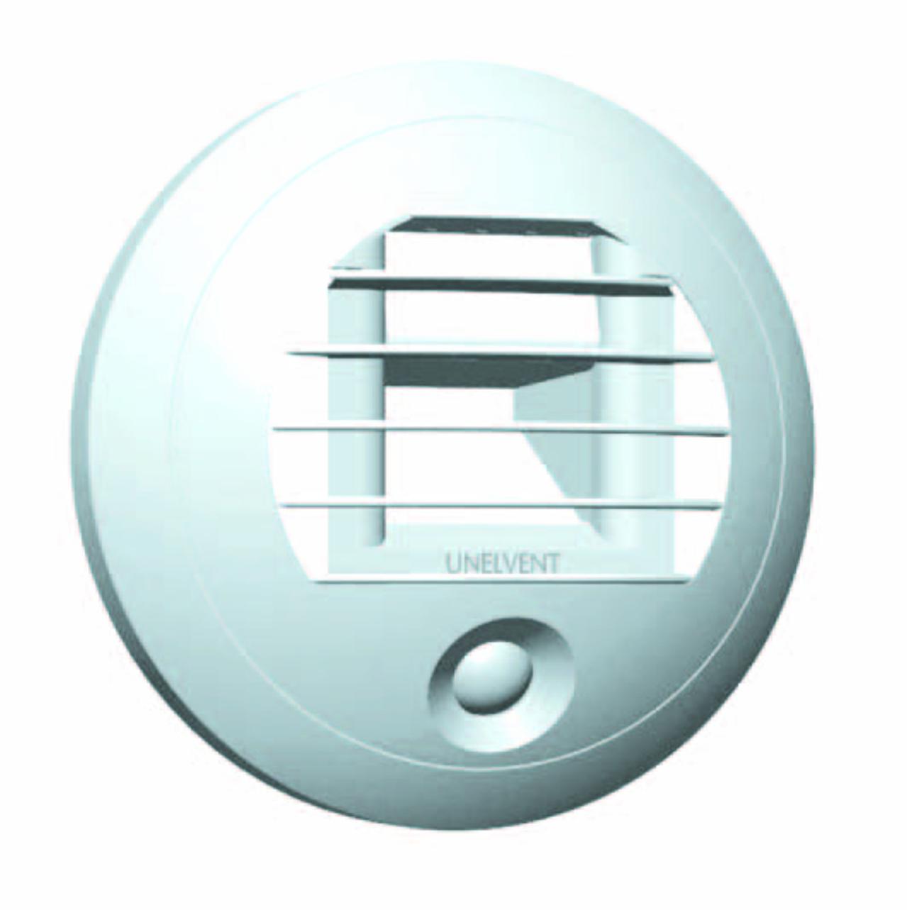 bouche de ventilation hygroréglable - 125 mm - 5-30m3/h - spéciale wc - a pile