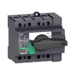 Interrupteur / Sectionneur COMPACT 40A 4P Encastrable Noir 1
