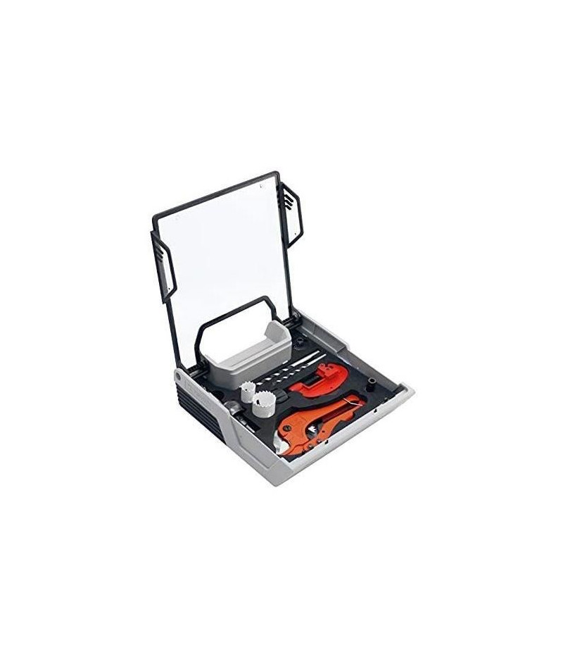 Mallette du plombier percage et coupe 12 pcs PEUGEOT OUTILLAGE
