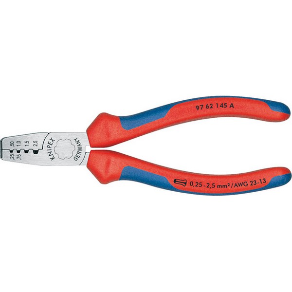 Pince à sertir pour cosses avec branches multicomposant 145mm mm2 KNIPEX 1 PCS