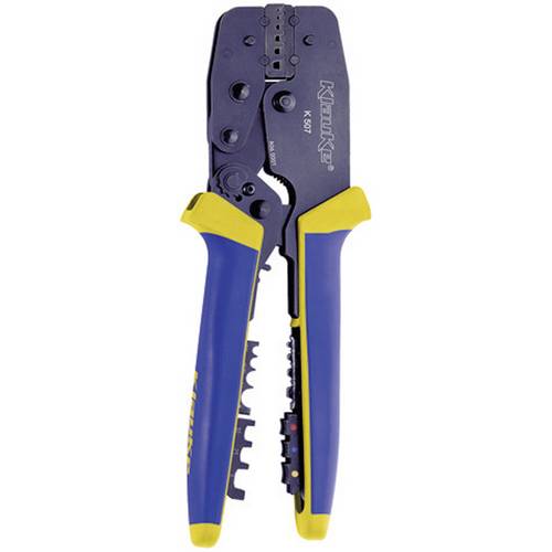 Klauke K507 K507 Pince à sertir 4 pièces pour connecteurs de câbles isolés, pour embouts de câble, pour cosses serties