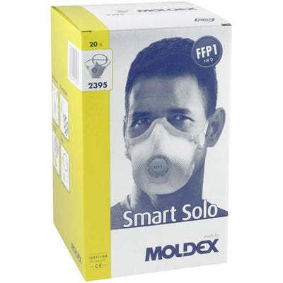 Moldex Smart Solo 239501 Masque anti poussières fines avec soupape FFP1 D 20 pc(s) DIN EN 149:2001, DIN EN 149:2009