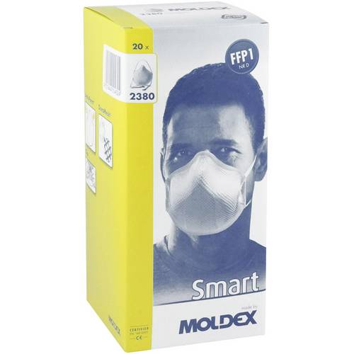 Moldex Smart 238001 Masque anti poussières fines sans soupape FFP1 D 20 pc(s) DIN EN 149:2001, DIN EN 149:2009 2