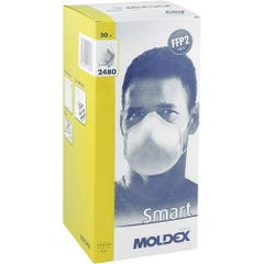 Moldex Smart 248001 Masque anti poussières fines sans soupape FFP2 D 20 pc(s) DIN EN 149:2001, DIN EN 149:2009 2