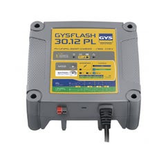 Chargeur de batterie multifonctions 12 V 30 A Pb/LiFePO4 de 15-7 à 375 Ah GYSFLASH 30.12 PL Gys 0