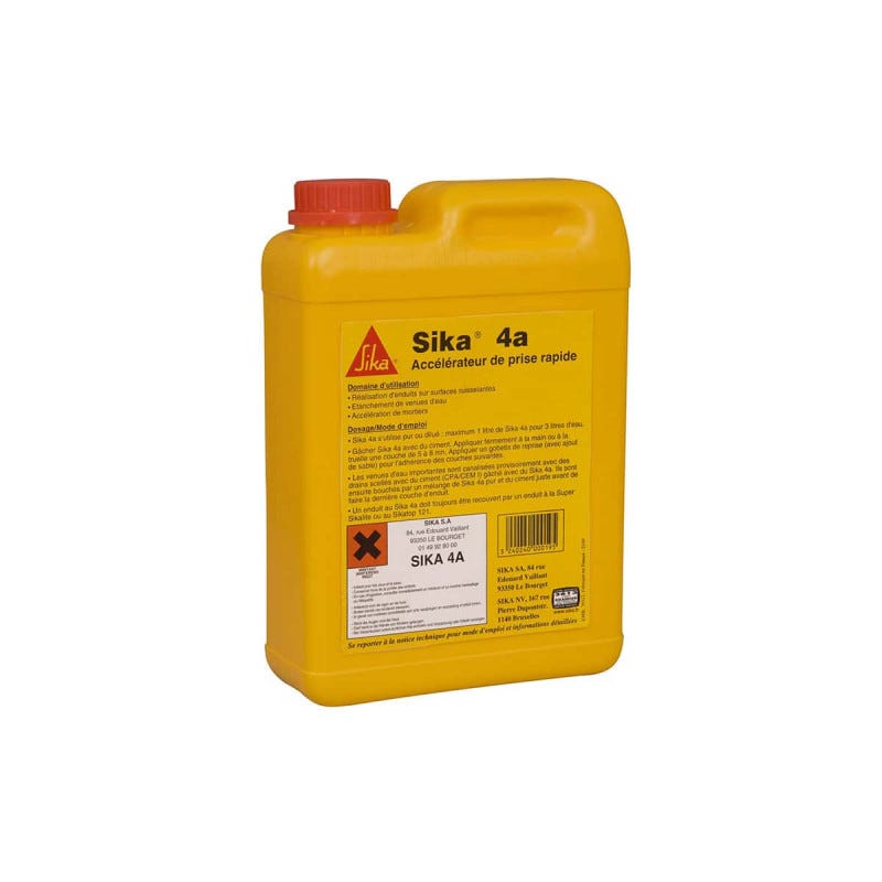 Activateur pour prise rapide SIKA - 4a - 2L 0