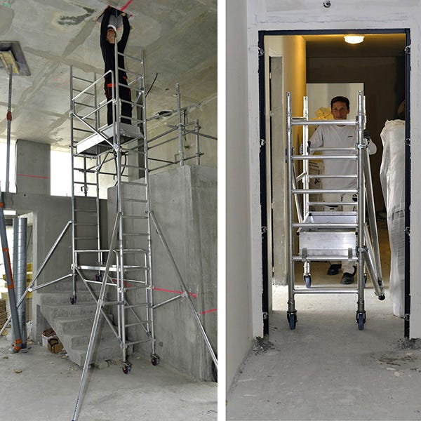 Echafaudage pour escalier - Hauteur de travail maximale 6.30m - 7014051 3