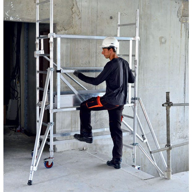 Echafaudage pour escalier - Hauteur de travail maximale 6.30m - 7014051 4