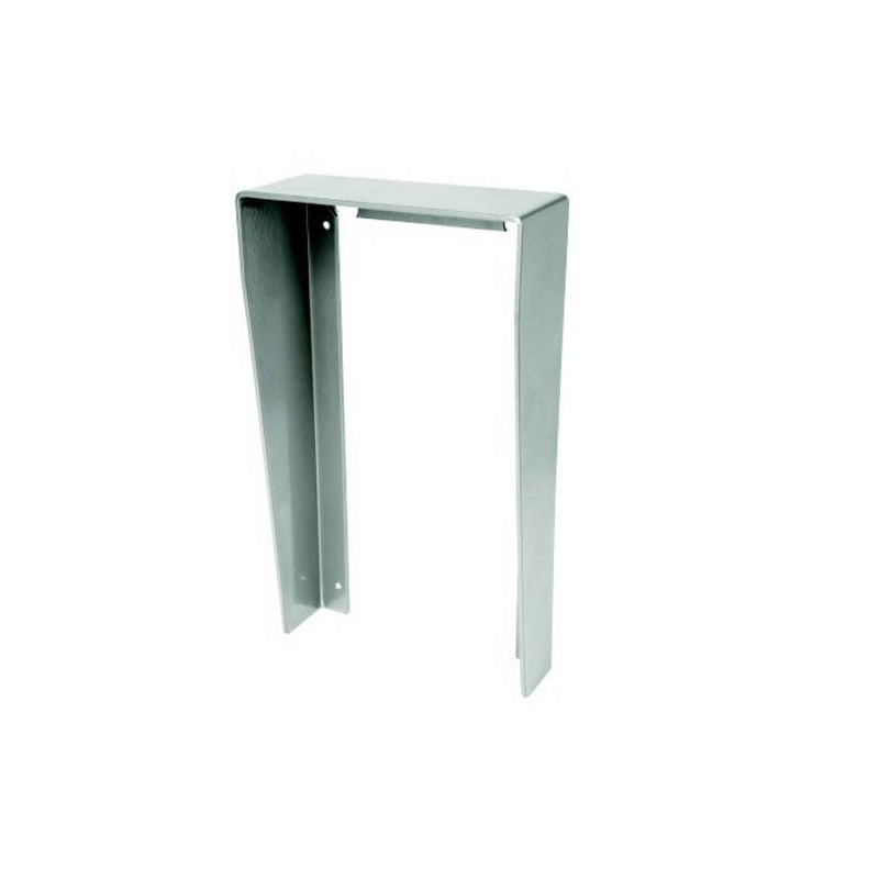 Visière anti-pluie inox pour platine encastrée VMKF Aiphone