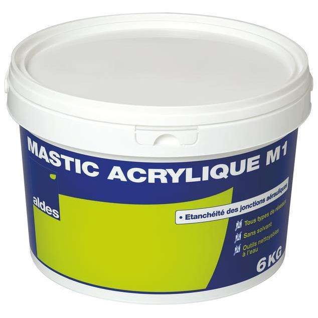 Mastic acrylique pot de 6 kg - ALDES - 11091078 Mastic acrylique pot de 6 kg 0