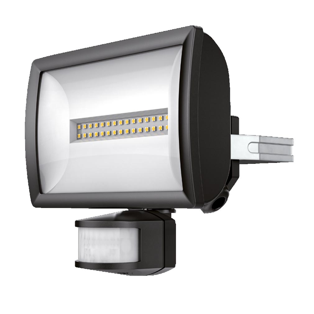 theben 1020814 | theben 1020814 - projecteur led+detec 20w noir theleda ec20 bk