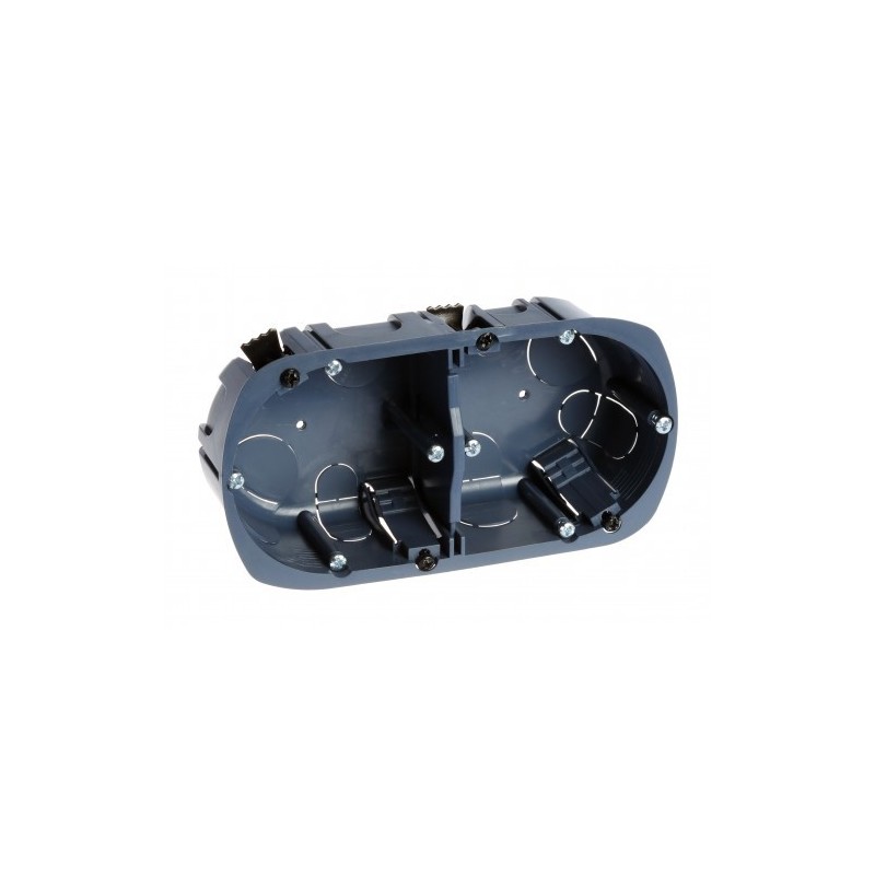 Boite d'encastrement multi-matériaux - Ø 67 mm - XL Ultra - 2 postes - Profondeur 40mm