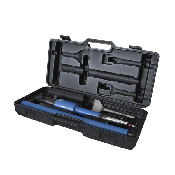 Coffret décapeur/grattoir à air comprimé Hex. 14,7mm Lacme