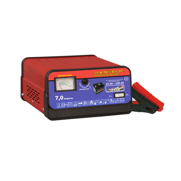 Chargeur batterie 7,5A 6V / 12V BAC 80 Lacme