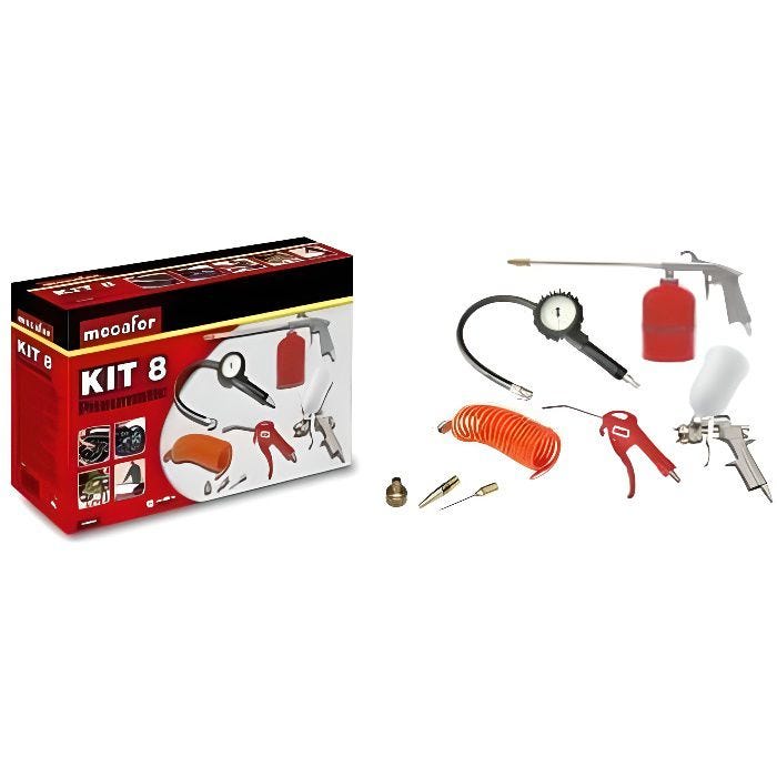 Kit 8 outils pneumatiques Complet Mecafer 5