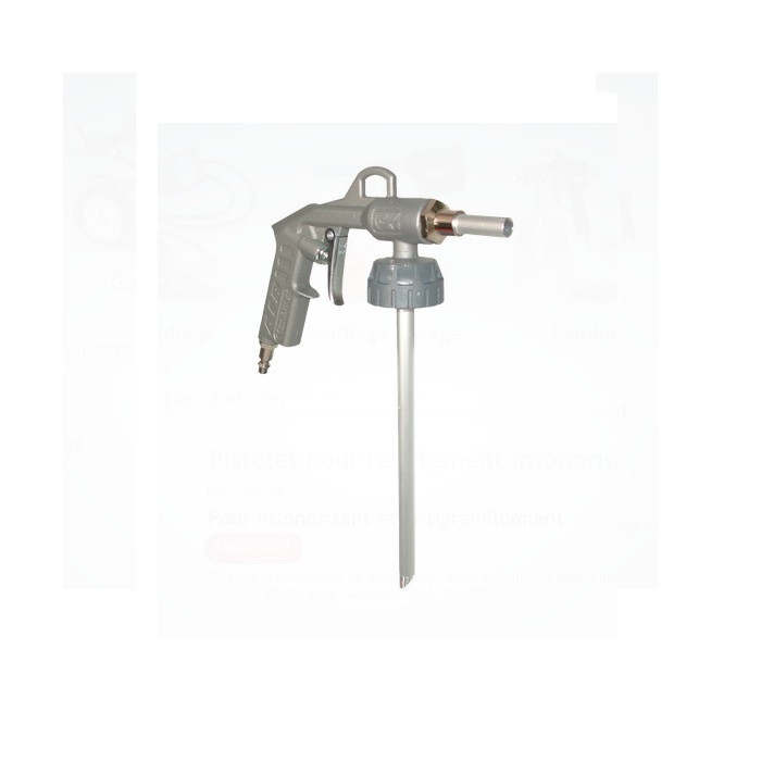 Pistolet à revêtement insonorisant pneumatique buse 7 mm Lacme