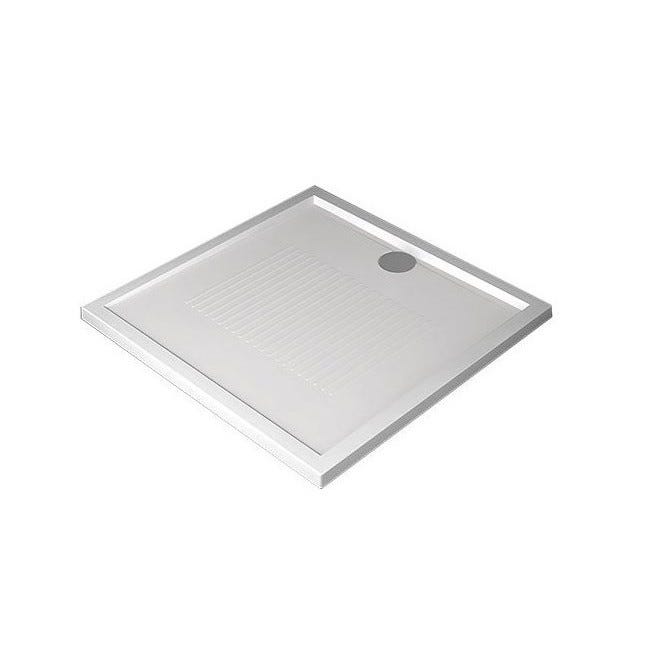 Receveur de douche OLYMPIC blanc carré 90x90 cm hauteur 4,5 cm OLN904-30 Novellini 0