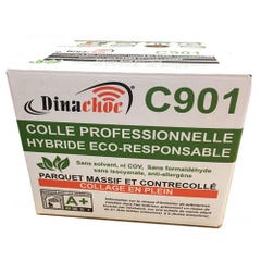 Colle professionnelle hybride eco-responsable pour parquet Dinachoc C901 - 15Kg 0
