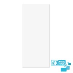 LOT de 3 Panneaux Muraux pour salle de bains en Aluminium Blanc - 90x210cm - WALL'IT 2
