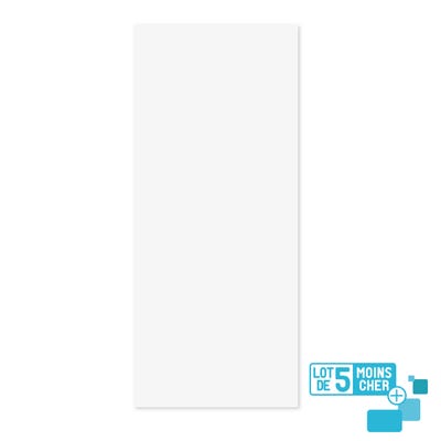 LOT de 5 Panneaux Muraux pour salle de bains en Aluminium Blanc - 90x210cm - WALL'IT 2
