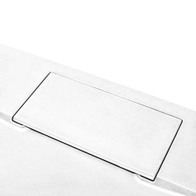 Receveur de douche extra plat ONYX 160 x 80 cm effet pierre blanc ONYX -  AKW ❘ Bricoman