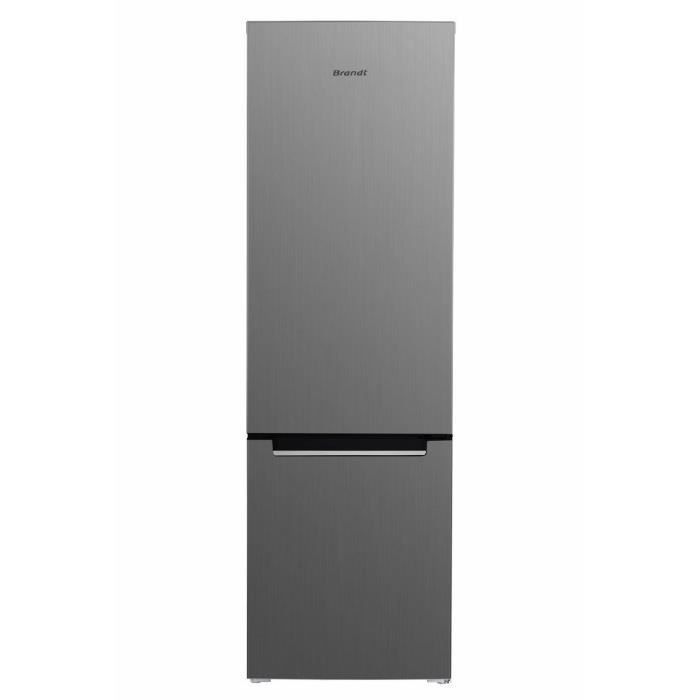 Réfrigérateur combiné BRANDT - BFC8027SX + 2 Portes + 262 L + l60 x L58 x H190cm - Inox 2