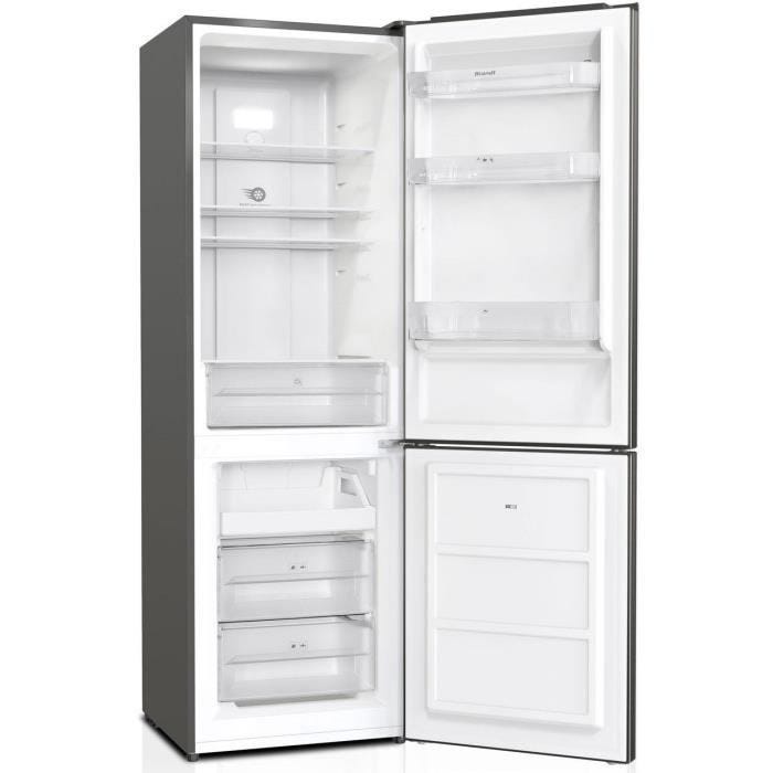 Réfrigérateur combiné BRANDT - BC1860NX - 2 portes - 293 L - l 64 x h 194 x L65 cm - Gris 6