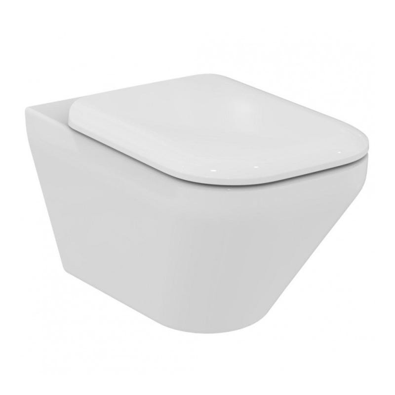 Villeroy & Boch Pack WC Bâti-support + WC sans bride Ideal Standard Tonic II, Finitio IdealPlus + Abattant softclose + Plaque blanche 2