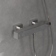 Mitigeur douche thermostatique VILLEROY ET BOCH Universal Taps & Fittings rectangle Brushed Gold 2