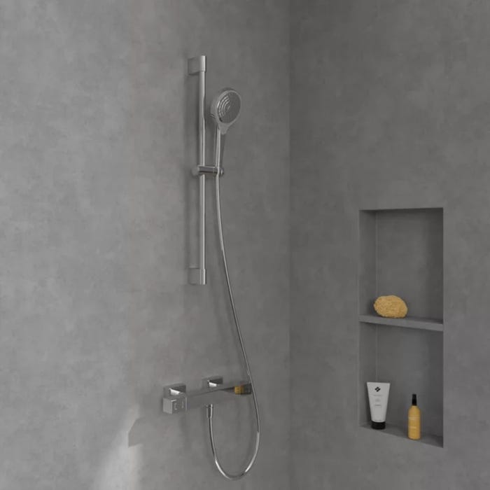 Mitigeur douche thermostatique VILLEROY ET BOCH Universal Taps & Fittings rectangle Brushed Gold 1