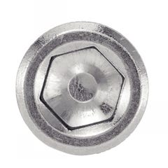 Vis à métaux tête cylindrique six pans creux - Inox A4-80 16x35 mm - Boîte de 50 0