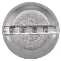 Vis à métaux tête cylindrique large fendue - Inox A4 6x12 mm - Boîte de 200 0