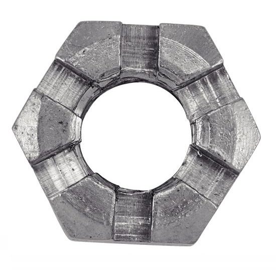 Ecrou hexagonal à crenaux - Inox A1 M6 - Boîte de 100 1