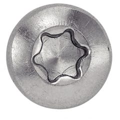 Vis à métaux tête cylindrique six lobes - Inox A4 2,5x12 mm - Boîte de 500 0