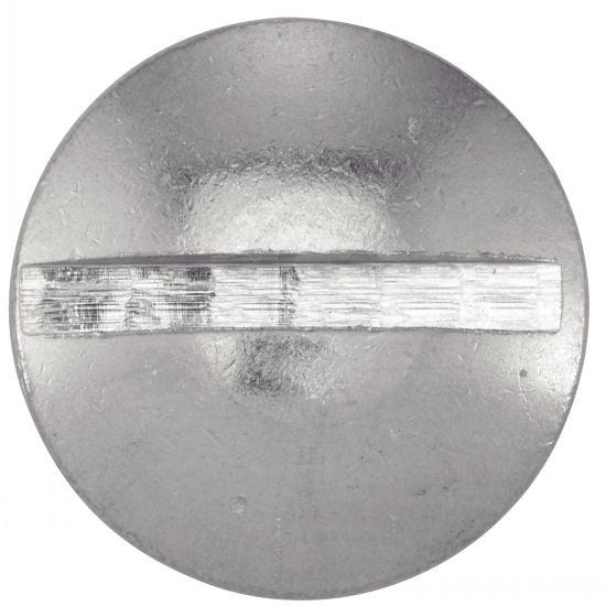Vis à métaux tête ronde large -POELIER- fendue - Inox A4 6x40 mm - Boîte de 200 0