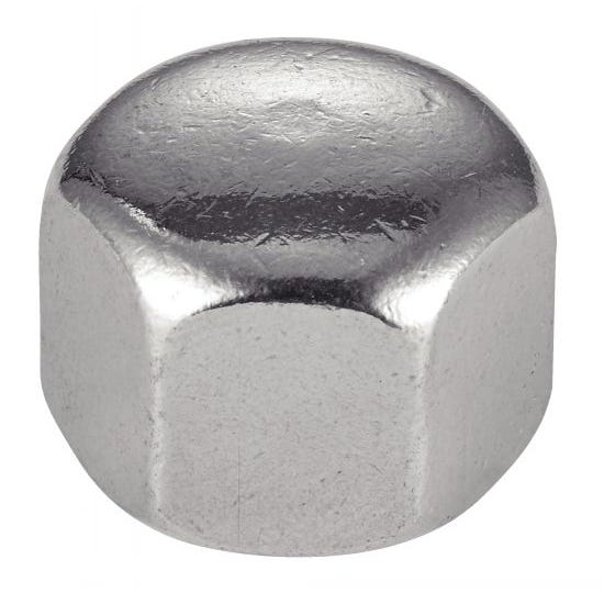 Ecrou borgne hexagonal bas - Inox A2 M8 - Boîte de 200 0