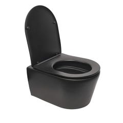 Grohe Pack WC Bâti-support Rapid SL + WC SAT sans bride noir mat + Abattant softclose + Plaque noire mat (RapidSL-BlackSATrimless-KF0) 2
