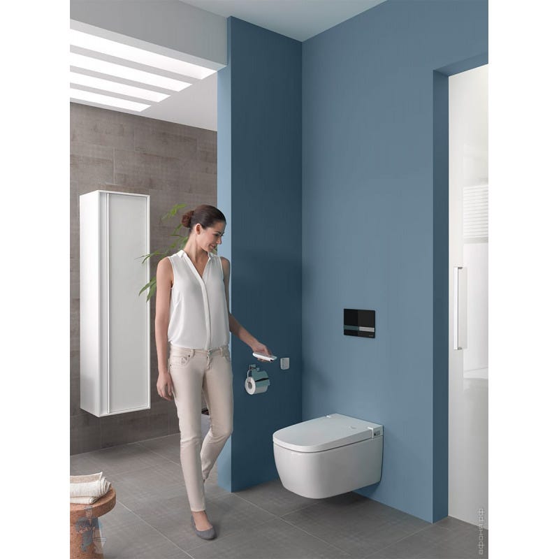 Vitra V-Care 1.1 Smart Comfort WC lavant avec commande à distance + Multifonctions personnalisables 100% hygiénique 5674B003-6194 2