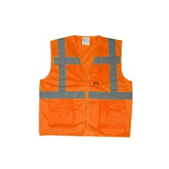 Gilet YARD orange HV, multipoches - COVERGUARD - Taille 2XL 0